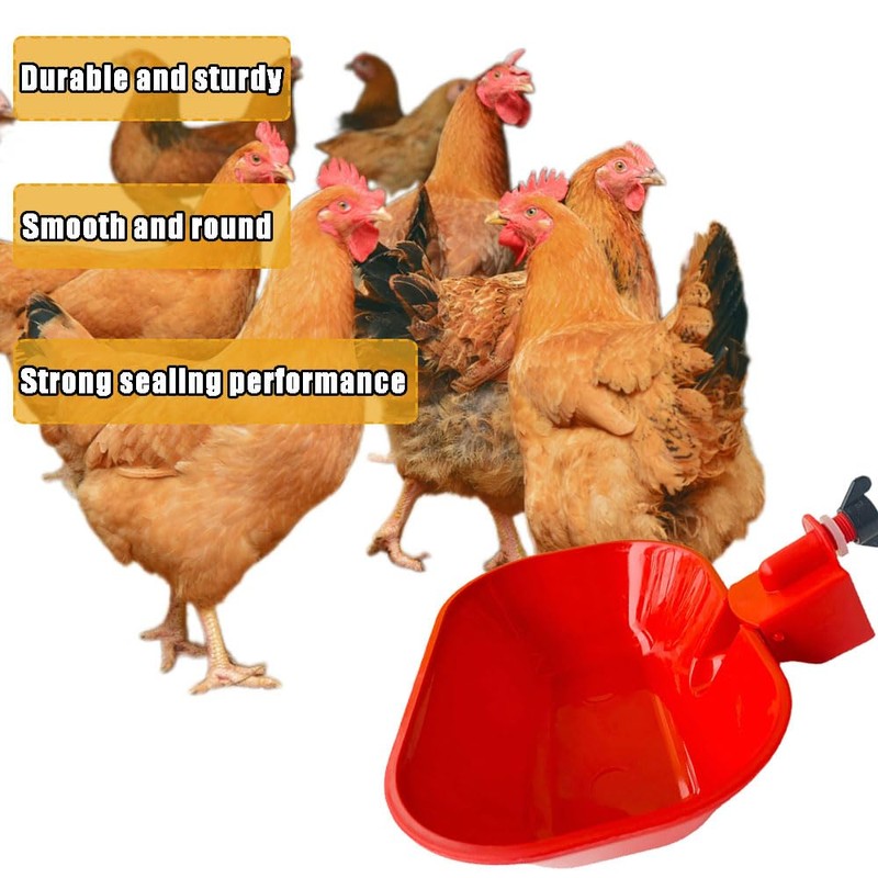 6 Packs Large Automatic Chicken Waterer Cups Chicken Water Cups