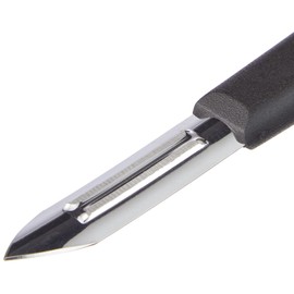 Nogent 01419K Gemüseschäler, Edelstahl, Schwarz, 9 cm