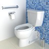 Commercial Heavy Duty Open Front Toilet Seat Without Cover, Thickened