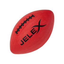 JELEX Touchdown American Rubber Football with Classic Stitching and Excellent Jump and Flight Property Handling with Good Grip Weight: 400 g (Red)