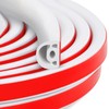 [New Upgrade] 19.7Ft Silicone Door Weather Stripping Door Seal Strip
