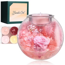 Rose Preserved Flower Birthday Present for Women, Mother's Day, Dried Flowers, Wife, Girlfriend, Friend, Mom, Gift, Wedding Gift, Wedding Anniversary, Housewarming, Hospital Celebration, Graduation