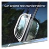 DUSCOKE 2PCS Adjustable Blind Spot Mirrors for Car Rear Seat