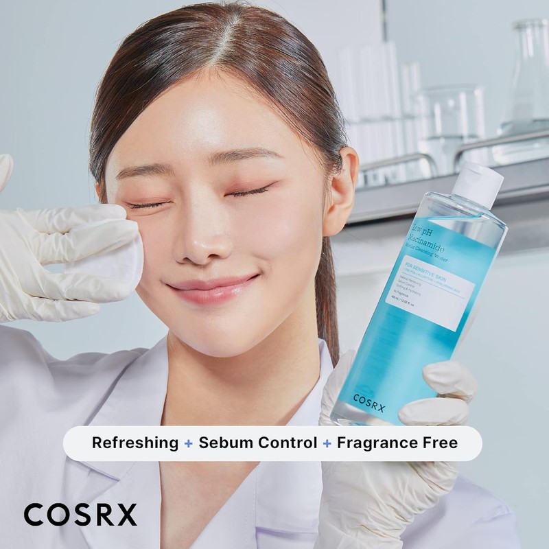 Low pH Niacinamide Micellar Cleansing Water by Cosrx for Unisex