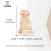 4 inch-W 2.4 inch-D 7 inch-H Wood Carved Corbels, Tchosuz