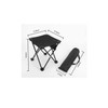 Jhdydz Portable Folding Camping Stool w/Foot Rest, Lightweight Mini Chair
