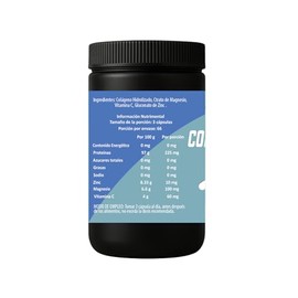 IsaaQuim Colgeno Hidrolizado con Vitaminas, Citrato de Magnesio, Zinc y Selenio  1 Frasco con 200 Cpsulas de 500 mg  66 Porciones de 3 Cpsulas  Por...