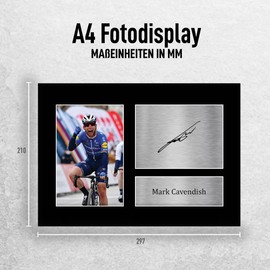 HWC Trading A4 Mark Cavendish Gifts Printed Signed Autograph Picture For Cycling Memorabilia Fans
