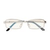 Readers.com Reading Glasses: The Dash Blue Light Reader, Metal rectangle