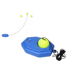MHZXLC Entrenador de Tenis, Base de Tenis con una Cuerda, Entrenador de Base de Tenis de Autoestudio, Herramienta de Entrenamiento de Pelota de Rebote de Zócalo de Tenis para Principiantes