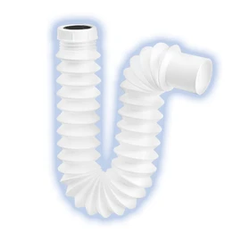 FLEXIMATIC 2244 Extensión trampa flexible de 55 cm, universal para lavabo o fregadero.