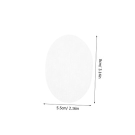 Baluue 1000pcs Eye Paper Skin Care Disposable Oval Eye Mask for Moisturizing and Diy Treatments Lightweight Cotton for Travel Spa and Home Use