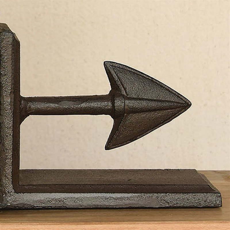 HomArt Arrow Cast Iron Bookends