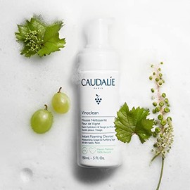 Caudalie Vinoclean Espuma Facial Limpiadora, Limpiador Diario que Limpia, Suaviza y Reduce las Rojeces - 150 mL