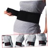 Baluue 3pcs Back Warmer Heating Belt Magnetic Waist Belt Muscle