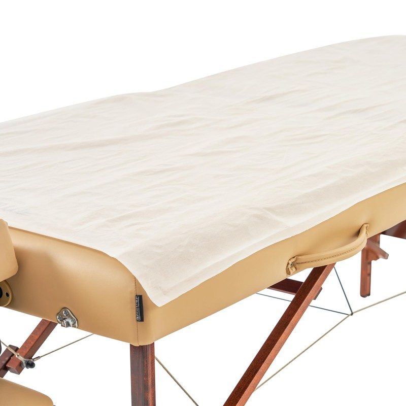 Master Massage Disposable Exam Table Covers, White (Flat - 100