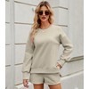 FKEEP Women 2 Piece Outfits Sweatsuit Sweatshirt Fall Clothes for
