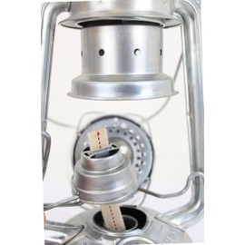 Feuerhand Burner Galvanised + 10 Wicks (12.5 mm Width) Compatible with Feuerhand Baby Special 276 Storm Lantern