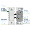 Leviton Lever Edge 15 Amp Single Pole Rocker Switch, 10-Pack,