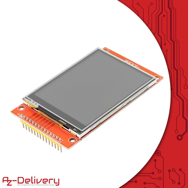 AZDelivery 3 x 2.8 Inch LCD TFT Touch Display -