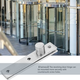 2 Pieces Revolving Door Hinge High Hardness 360 Degree Rotatable Against Rust Hidden Door Swivel Hinges Swivel Hinge for Revolving Doors Kitchen Door