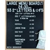 Large Black Felt Letter Board | 24"x30" Classy Dark Stained