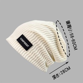 [Big] Knit Hat, Summer, Autumn, Summer Knit, Men's, Women's, Stretchy, Hat, Skin-friendly, Cooling Protection, Breathable, Moisture-Resistant, Double Layer Construction, Antibacterial, Deodorizing