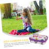 Operitacx 15Grid Camera Case Cute Portable Carrying Bag with Zipper