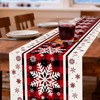13 x 108 Inch Christmas Table Runner - Red and