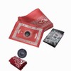 Pocket Travel Foldable Portable Waterproof Prayer Mat with Compass Red