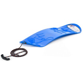 ArcticThrill Snow Sled for Kids - SnowMotion - Slider Board with Pull Rope; Outdoor Plastic Winter Sleigh for Toddlers & Kids