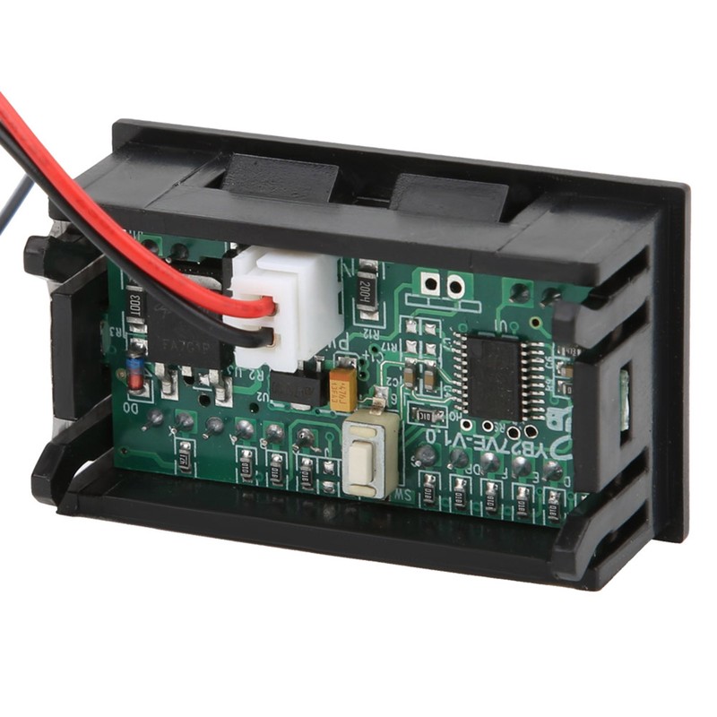 YB27VE Electric Car Digital LED Voltage and Electricity Dual Meters