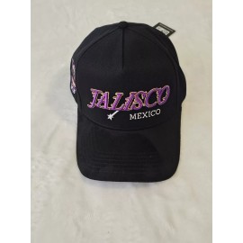 Snap-Back GORRA  JALISCO Visera De Gamuza Snapback One Size Black 100%Orijinal