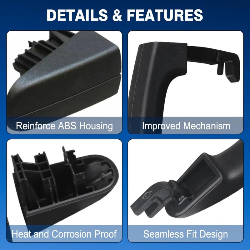 Riloer Front Rear Outside Door Handle, 1PC Outer Handle Replacement