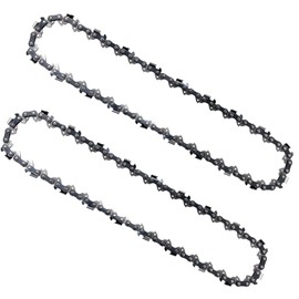 Opuladuo 2 x Saw Chains 25 cm 3/8 Inch 1.1 mm 40 TG, Chainsaw Chain Compatible with Einhell GC-LC 18/25 Li & GE-LC 18/25 Li, Chainsaw Chains Compatible with Husqvarna 436 Li, 536 Li, 536 LiXP