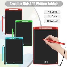 Plastic Tether Lanyard for Touch Pens Thickened High Elastic Tether for Stylus of LCD Writing Tablet Anti-Lose Coil for Drawing Pens Pen Leash Compatible for Boogie Board 5 Pack Upgrated