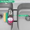 Kitchen Sponge Holder, Sink Caddy for Kitchen Sink Organizer, Smiley
