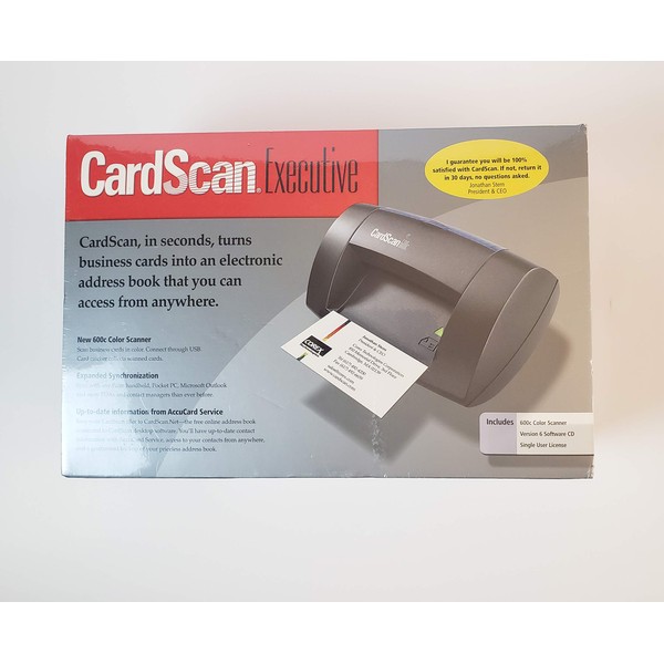 Corex CardScan Executive 600c Color Business Card Scanner