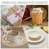 YELARXI Paper Doilies, Paper Lace Doilies Disposable Round Modern Decorative