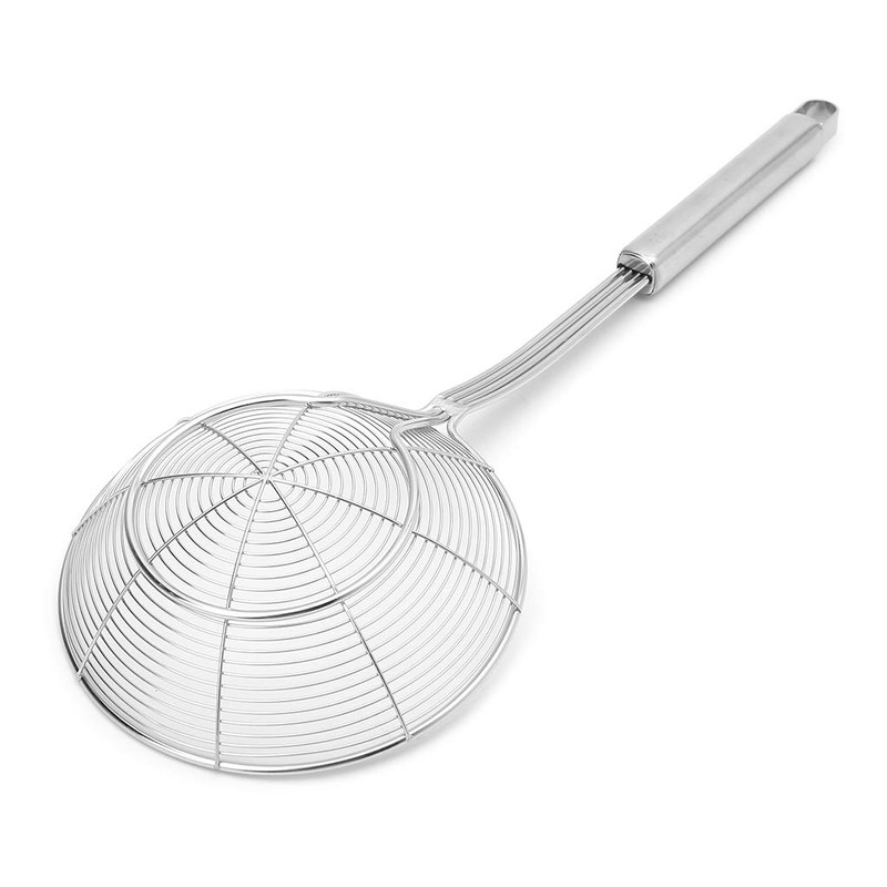 KOFUN Spider Strainer Skimmer, Solid Spider Strainer Skimmer Ladle Stainless