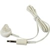 SoundLAB White Mono Magnetic Earphones with 3.5 mm Jack A013