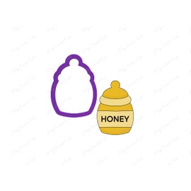 Mini Bee Cookie Cutter Set - Bee Cookie Cutter - Beehive Cookie Cutter - Honey Pot Cookie Cutter - Honey Comb Cookie Cutter