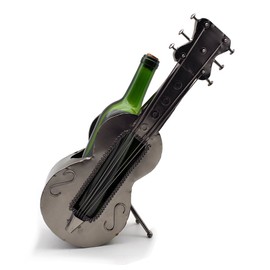 Wine Bodies Metallic Guitar Wine Bottle Holder