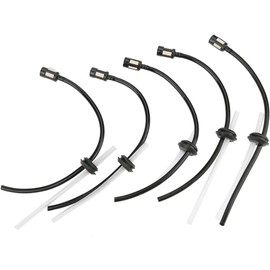 5 Piezas Manguera de Motosierra, Conjunto de Manguera para Desbrozadora con Filtro de Tanque, Válvulas y Accesorios, Kit Completo para Corte y Jardinería