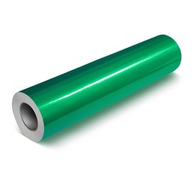 VViViD DECO65 Reflective Green Permanent Adhesive Craft 12 Inches x 4 Feet Vinyl Roll for Cricut, Silhouette & Cameo Including Free 12 Inches x 12 Inches Transfer Paper Sheet