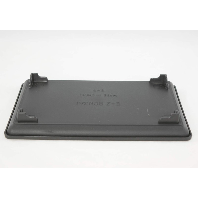 1 Rectangular Black Plastic Humidity/Drip Tray for Bonsai Tree 9"x