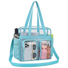 Oraben Clear Bag for Stadium Events 12x6x12 Clear Tote Bag for Women Transparent Lunch Bag for Work Sports Concert