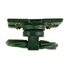 Renovators Supply Manufacturing Door Lock Latch 7 in. Black Wrought
