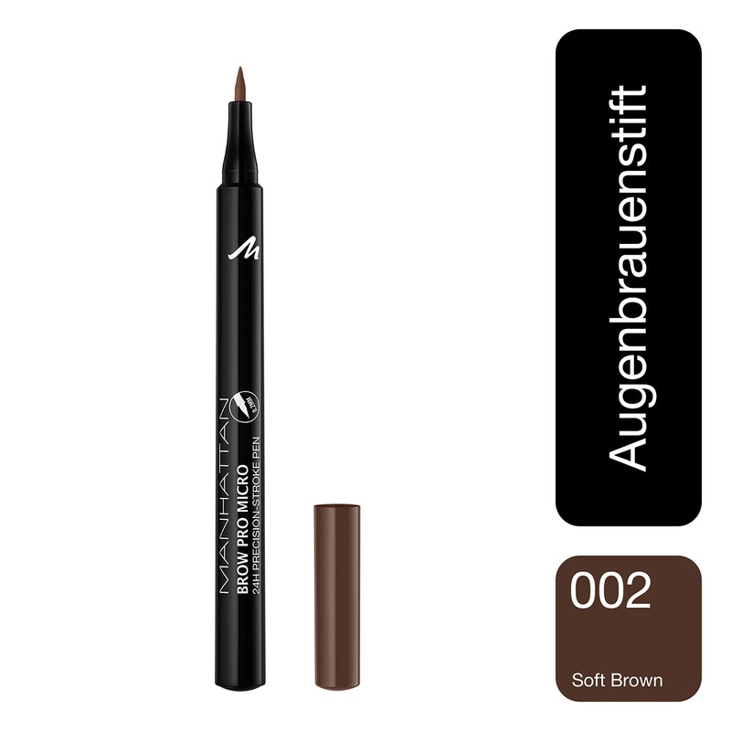 Manhattan Brow Pro Micro Pen Eyebrow Pencil, 002 Soft Brown,