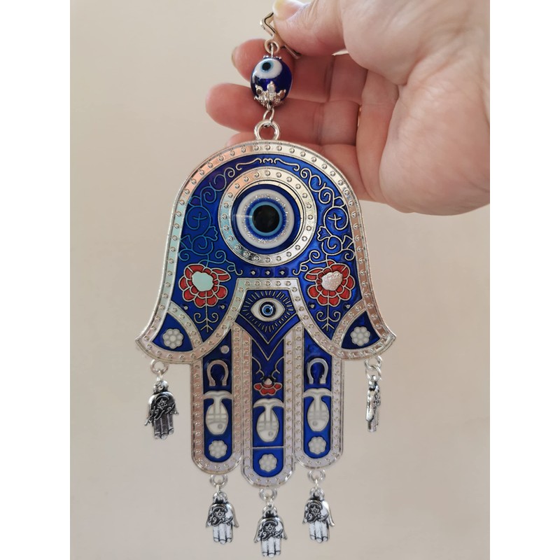 SabelAX Hand Fatima Turkish Eye Wall Hanging Amulet for Home